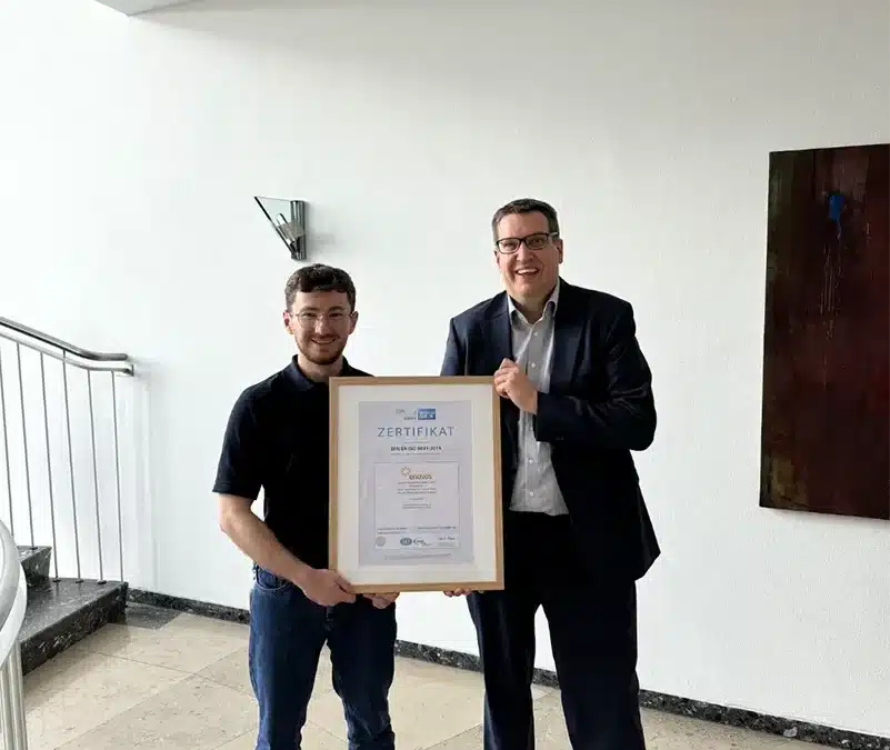 Enovos Renewables O&M erreicht ISO 9001 Zertifizierung